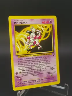 Mr. Mime 027/130 Base Set 2 Regular Pokemon TCG Card NM 💎 - Image 2