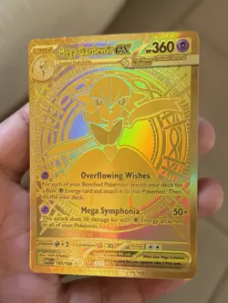 Pokemon Mega Gardevoir EX 187/132 Mega Hyper Rare Full Art Holo Me01 Card - Image 1