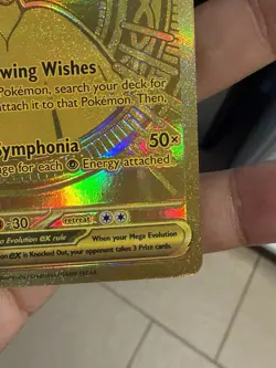 Pokemon Mega Gardevoir EX 187/132 Mega Hyper Rare Full Art Holo Me01 Card - Image 4