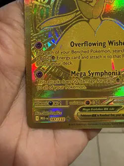 Pokemon Mega Gardevoir EX 187/132 Mega Hyper Rare Full Art Holo Me01 Card - Image 5