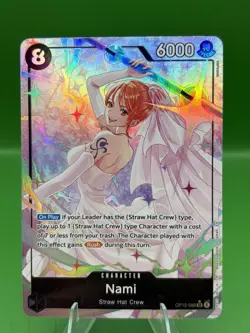 Nami OP15-086 SR Parallel Adventure on KAMI’s Island ONE PIECE Card ENGLISH OP15 - Image 1