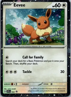 Eevee 043 - SV: Scarlet & Violet Promo Cards Pokemon TCG NM - Image 1