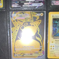Pokemon TCG Pikachu VMAX Holo Sword & Shield Gigantamax Card Lot - Image 1