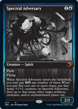 Spectral Adversary - Light Play MTG Innistrad: Double Feature - Image 1