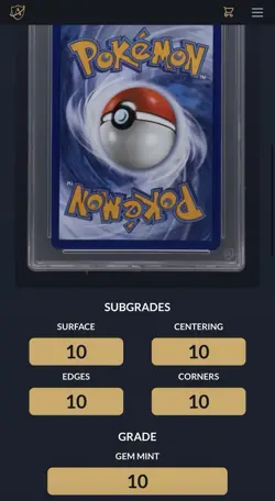 Pokemon Graded Card Charmander MEP038 ACE 10 Gem Mint First Partner Illustration - Image 4