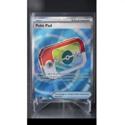 Pokemon Poke Pad Trainer Item 115/088 Holo Card English 2016 FULL ART - Image 1