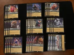 Disney Lorcana Fabled Complete C/U/Rare/SR Play Set x4 each 772x Cards Non Foil - Image 3