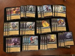 Disney Lorcana Fabled Complete C/U/Rare/SR Play Set x4 each 772x Cards Non Foil - Image 4