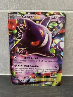 Gengar EX 34/119 Phantom Forces Jumbo Black Star Promo Pokemon Card 2014 PSA TCG - Image 1
