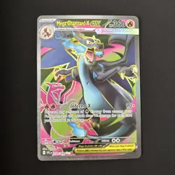 Mega Charizard X ex 109/94 Ultra Rare Full Art Phantasmal Flames Pokemon Card - Image 1