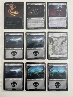 Magic The Gathering Lord of the Rings Card Lot Gollum, Frodo, Sauron, 90 Cards - Image 3