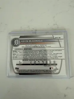 2025 Bowman Chrome Draft Sapphire Edition - Kevin McGonigle Tigers - Image 2