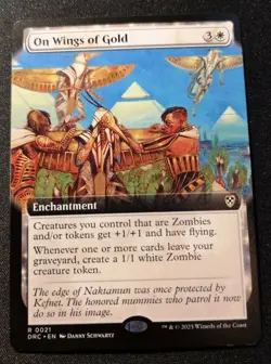 On Wings Of Gold - Extended Art - DFC - MTG - NM - EN - 0021 - Image 1