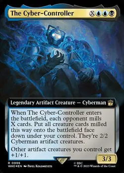 MTG THE CYBER-CONTROLLER 996 FOIL EXC - SURGE - WHO - MAGIC - Image 1