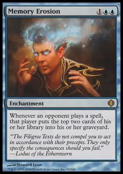MTG MEMORY EROSION POOR - EROSIONE DELLA MEMORIA - ALA - MAGIC - Image 1