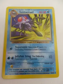 Tentacruel unlimited Fossil Uncommon 44/62 - WOTC Pokemon lp - Image 1