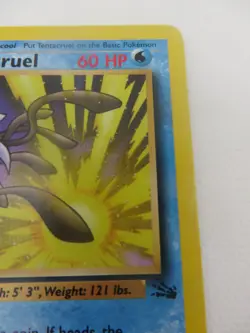 Tentacruel unlimited Fossil Uncommon 44/62 - WOTC Pokemon lp - Image 3