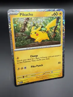 Pikachu 002/015 McDonald's 2024 Holo Pokemon Card NM - FAST SHIP - Image 1