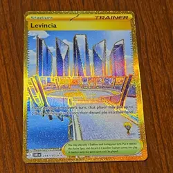 Pokemon Destined Rivals 244/182 LEVINCIA Hyper Rare Holo - Image 1