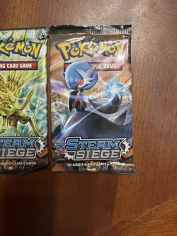 Pokemon TCG: XY- (2) STEAM SIEGE Booster Packs- NEW/FACTORY SEALED - Image 3
