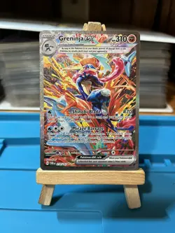 Pokemon SV06 Twilight Masquerade Greninja ex 214/167 Special Art Rare Holo - Image 1