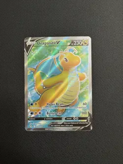 Dragonite V (Full Art) 076/078 Pokemon GO Holo - Image 1