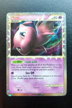 Pokemon Card - Mew Prime 97/102 - HGSS Triumphant - Holo Rare (LP-NM) - Image 1