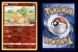 Numel 013/078 Peelable Ditto Common Pokemon GO Pokemon TCG Reverse Holo NM - Image 3