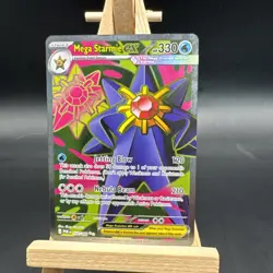 Pokemon TCG Mega Starmie ex 102/088 Full Art Perfect Order NM Holo - Image 1
