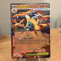 Pokemon Mega Charizard Y EX MEF Full Art Holo Stage 2 360 HP 280 English - Image 1