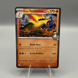 Pokemon Destined Rivals Ethan's Typhlosion 34/182 Rare Holo - Image 1