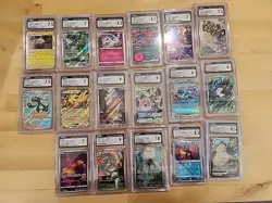 17 CGC Pokemon Slab lot - Image 1