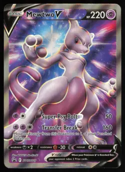 2022 SWORD & SHIELD - PROMO MEWTWO V PROMO #SWSH229 - Image 1