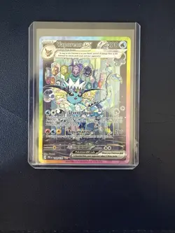 Pokemon: Prismatic Evolutions Vaporeon ex 149/131 Special Illustration Rare - Image 1