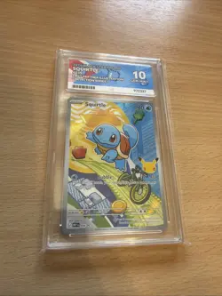 Pokemon Squirtle MEP 039 ACE 10 Gem Mint First Partner Illustration PERFECTS SUB - Image 1