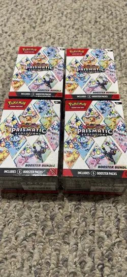 Pokemon - Prismatic Evolutions Booster Bundle Lot of x4 (SEALED) - Ships ASAP - Image 1