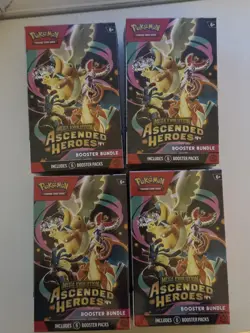 Pokemon Ascended Heroes Booster Bundle X4 - IN HAND - Image 1