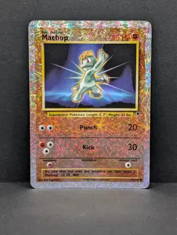 Machop 79/110 Legendary Collection Reverse Holo Rare Pokemon TCG Nintendo LP - Image 1