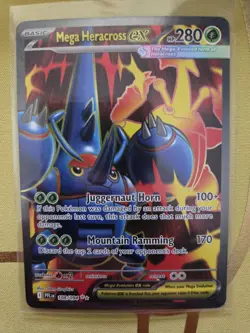 Pokemon Mega Heracross ex - Ultra Rare Holo ME02: Phantasmal Flames 108/094 NM - Image 1