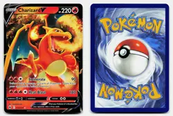 CHARIZARD V CROWN ZENITH 018/159 NM V RARE POKEMON - Image 1