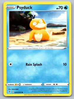 Psyduck 024/203 Common Evolving Skies Pokemon Near Mint - Image 1