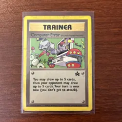 Computer Error Black Star Promo 1995 Vintage Pokemon TCG Wizards of the Coast - Image 1