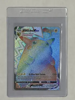Pikachu VMAX Rainbow, 2020 Vivid Voltage, NM, Pokemon TCG - Image 1