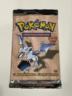 1999 Pokemon 1st EDITION Fossil Pokemon Booster Pack Factory Sealed - Image 1