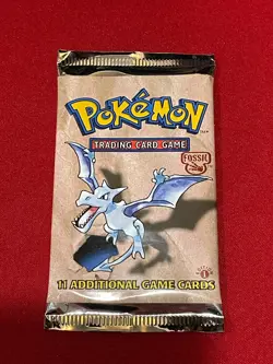 1999 Pokemon 1st EDITION Fossil Pokemon Booster Pack Factory Sealed - Image 5