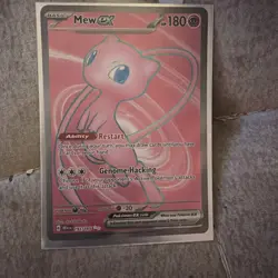 Mew EX 193/165 Pokemon Scarlet & Violet 151 Full Art Ultra Rare Holo NM - Image 1