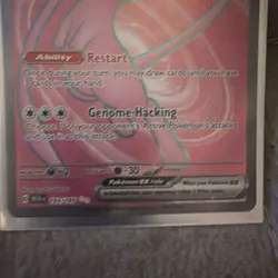 Mew EX 193/165 Pokemon Scarlet & Violet 151 Full Art Ultra Rare Holo NM - Image 3