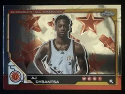 2025 Topps Chrome Mcdonald's All American - AJ Dybantsa #45 (RC) - Image 1