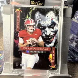 Wild Card Jokers Wild Fernando Mendoza 1/1 - Image 1