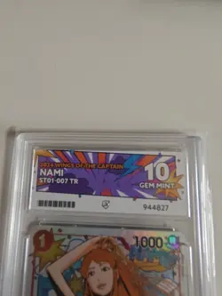 Nami ST01-007 Treasure Rare Card OP06 Wings of the Captain English ACE 10 - Image 2